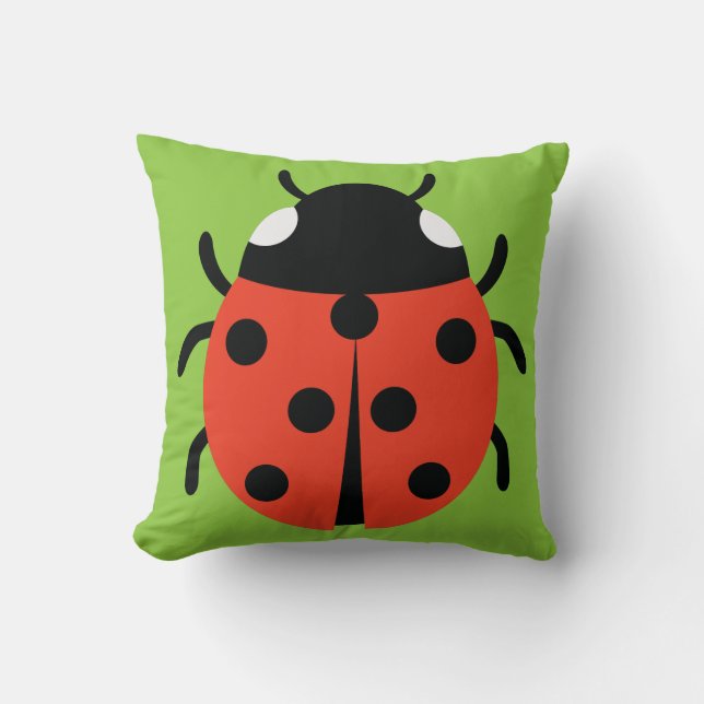 Coussin Illustration de Ladybug (Recto)