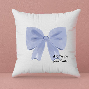 Coussin Illustration de l'aquarelle de ruban
