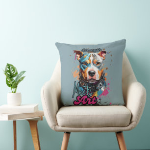 Coussin Illustration de l'arceau à pointillés brillants