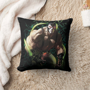 Coussin Illustration de l'essaim de chauves-souris de Batm