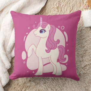 Coussin Illustration de licorne mythique magique