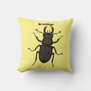 Coussin Illustration de l'insecte du dendroctone du pin