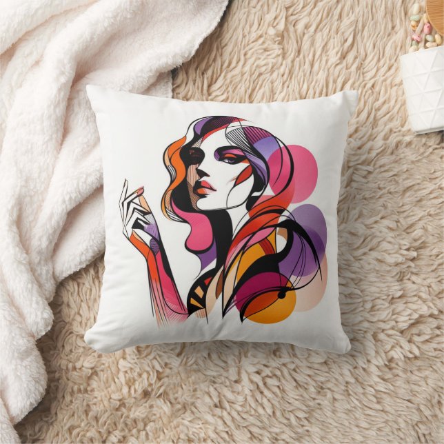 Coussin Illustration de mode (Couverture)