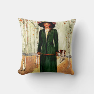 Coussin Illustration de mode du livre de style