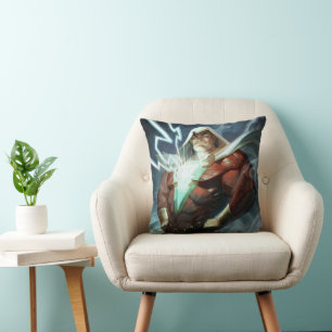 Coussin Illustration de Shazam en crise infinie