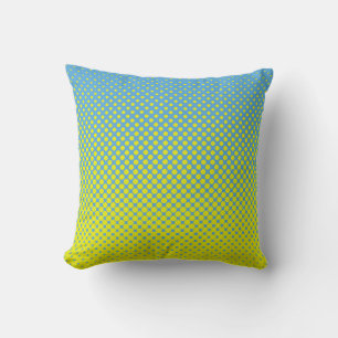 Coussin Illustration demi-ton pop, art, motif, bande dessi