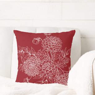 Coussin Illustration Fleur délicate