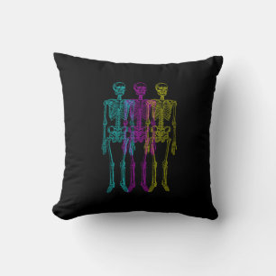 Coussin Illustration graphique en trame de demi-teintes CM