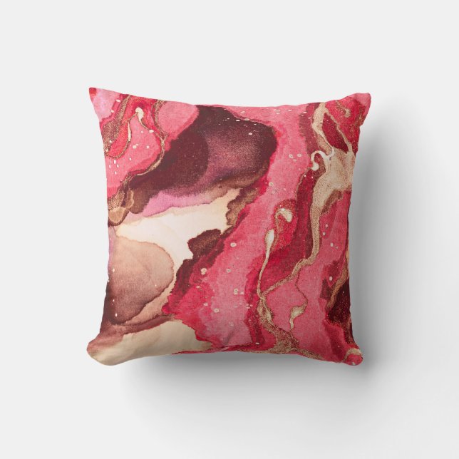 Coussin Illustration Grey Batik. Texture blanche en soie.  (Recto)