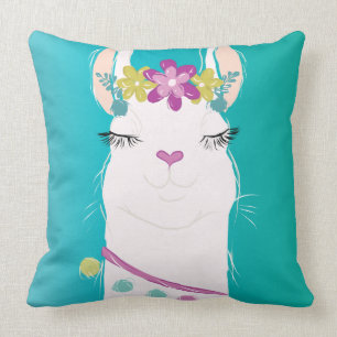 Coussin Illustration Llama design