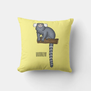 Coussin Illustration marmoset commune