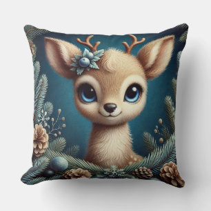 Coussin Illustration mignonne de faon