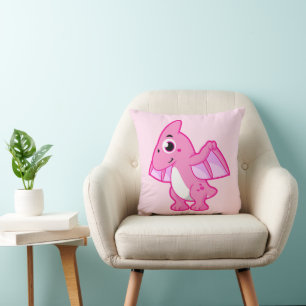 Coussin Illustration Mignonne D'Un Pterodactyl.