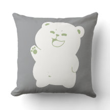 Illustration numérique d'ours mignon qui agite la