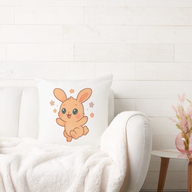 Coussin Illustration personnalisée d'animal bébé Sunny Bou (Canapé)