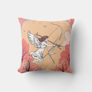 Coussin Illustration vectorielle romantique sur le thème d