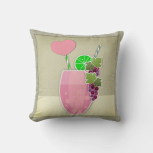 Coussin illustration vintage