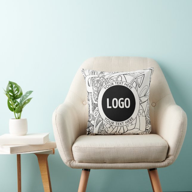 Coussin Illustrations originales modernes en ligne et votr (Chaise)