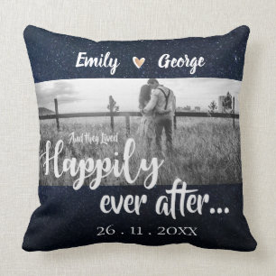 Coussin Ils Ont Vécu Heureux Jamais Après Le Mariage Du Ci