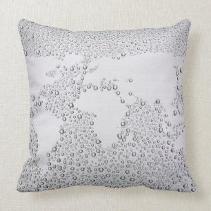 Coussin Image de carte du monde