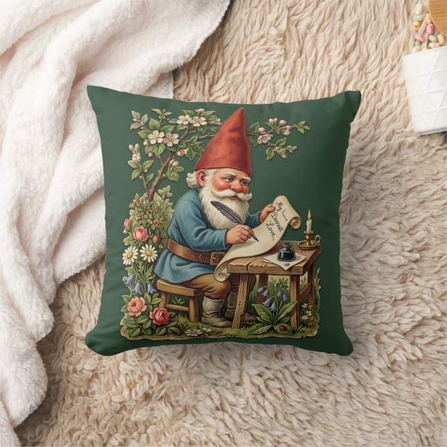 Coussin Image de carte postale ancienne - NAIN DE JARDIN 2 (Couverture)
