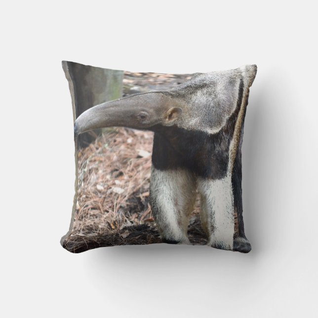 Coussin image d'image augmentée par nez d'animal sauvage (Recto)