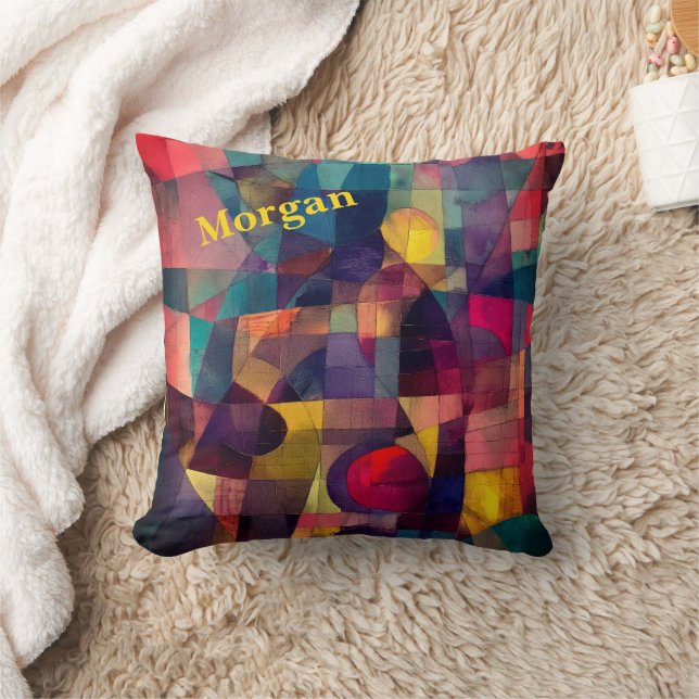 Coussin Image géométrique Abstraite personnalisée (Couverture)