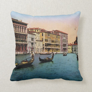 Coussin Image vintage de reproduction, Venise 1910