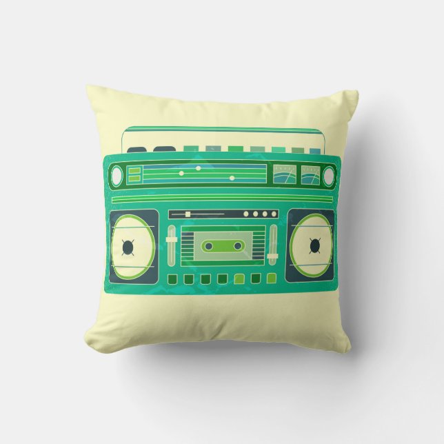 Coussin Image vintage d'une boîte à flèche classique (Recto)
