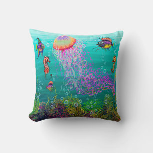 Coussin Imaginaire aquatique
