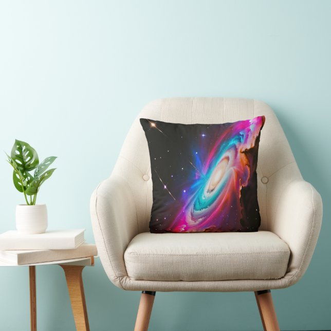 Coussin Imaginaire arc-en-ciel Trou noir Galaxy (Chaise)