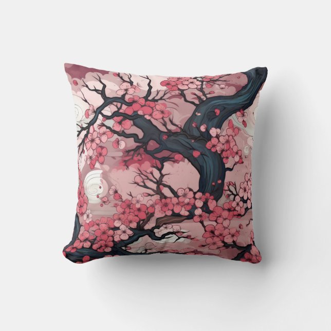 Coussin Imaginaire Cherry Blossom Dreamscape (Recto)