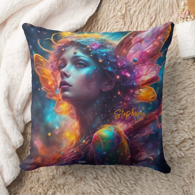 Coussin Imaginaire coloré Fée (Couverture)