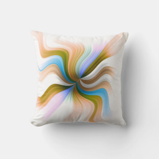 Coussin Imaginaire Coloured Waves Art Design Abstrait