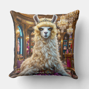 Coussin Imaginaire Cute Drama Llama Queen