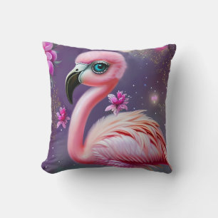 Coussin Imaginaire Cute Kawaii bébé flamingo