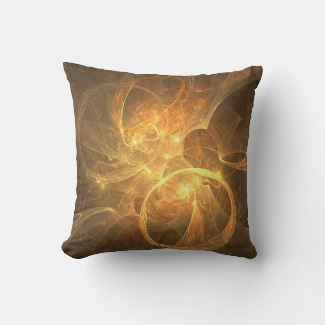 Coussin Imaginaire d'énergie de l'espace de flamme fractal (Recto)