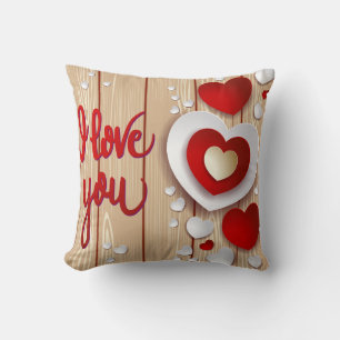 Coussin Imaginaire des coeurs