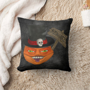 Coussin Imaginaire face Citrouille Ghouly