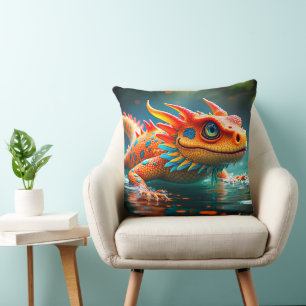 Coussin Imaginaire Lizard