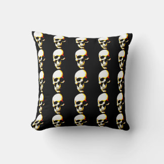 Coussin Imaginaire métallique lourd crâne