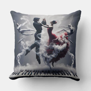 Coussin Imaginaire Mignonne danseuse Ballerina Piano