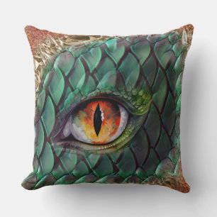 Coussin Imaginaire mythique des yeux de dragon