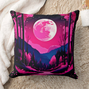Coussin Imaginaire rose lune