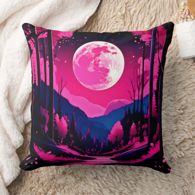 Coussin Imaginaire rose lune (Couverture)