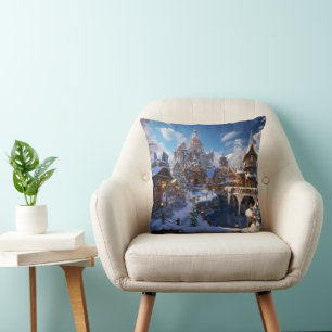 Coussin Imaginaire Winter City