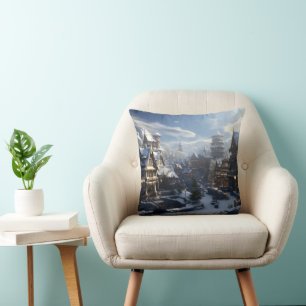 Coussin Imaginaire Winter Town