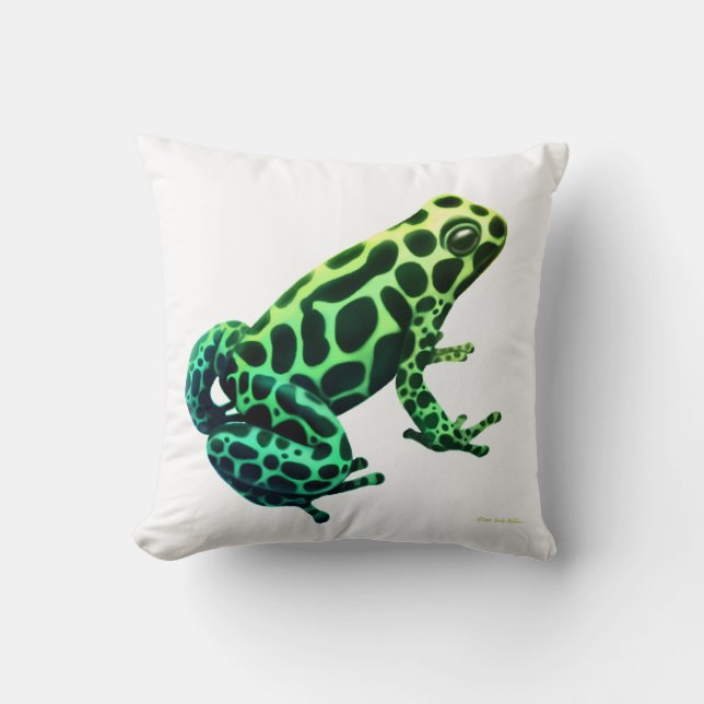 Coussin imitateur de grenouille de dard de poison (Recto)