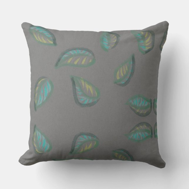 Coussin imperméable FEUILLES m3galleryStudio (Recto)
