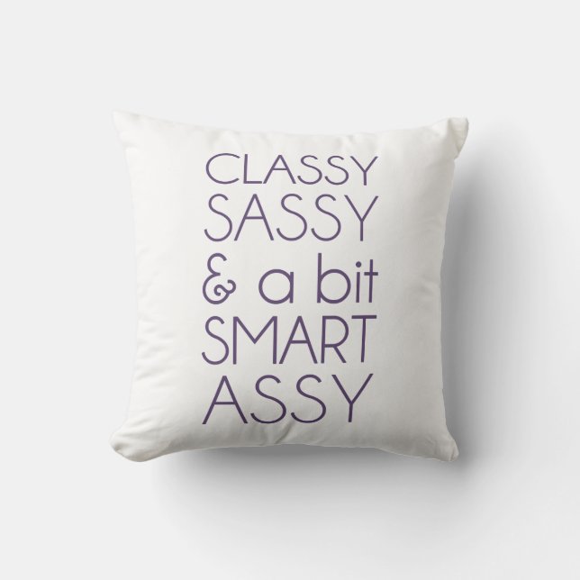 Coussin Impertinent chic et un Assy de Smart de peu (Recto)